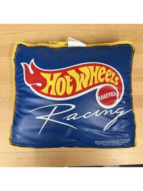 Vintage 1999 Mattel Hot Wheels Racing Vinyl Seat Cushion Blue Standard Used